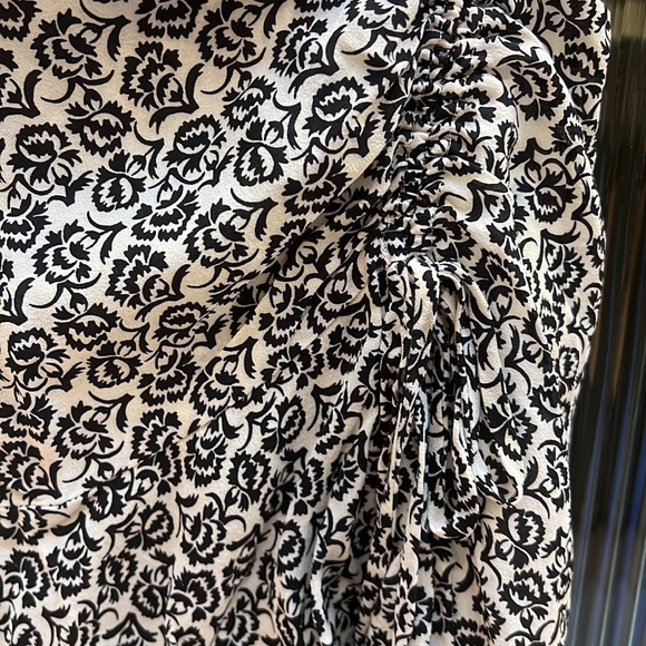 A.L.C Black and White Silk Mini Skirt - Picture 5 of 5